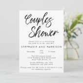 Handgeschreven moderne minimale QR-code koppels Do Kaart (Staand voorkant)