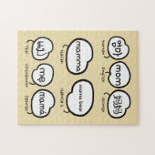 Handgeschreven Moeder Typografie Moderne Moederdag Legpuzzel (Horizontaal)