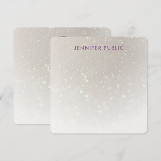 Handgeschreven Monogram Aangepaste persoonlijke Sj Notitiekaartje (Voorkant / Achterkant)