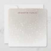 Handgeschreven Monogram Aangepaste persoonlijke Sj Notitiekaartje (Voorkant)