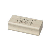 Handgeschreven monogram houten kunststempel rubberstempel (Stempel)