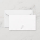 Handgeschreven monogrammen Eenvoudige Sjabloon min (Achterkant)