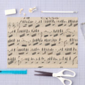 handgeschreven muziek tissuepapier (Craft)