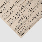  handgeschreven muziek tissuepapier (Detail)