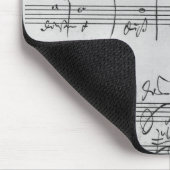 Handgeschreven muziekscore muismat (Hoek)