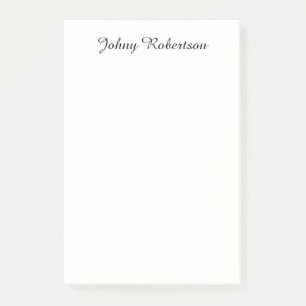 Handgeschreven naam elegant professioneel modern post-it® notes
