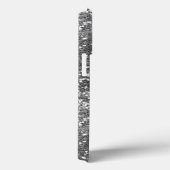 Handgeschreven Naam Grafiet Diamant Glitter look Case-Mate iPhone Case (Achterkant / Rechts)