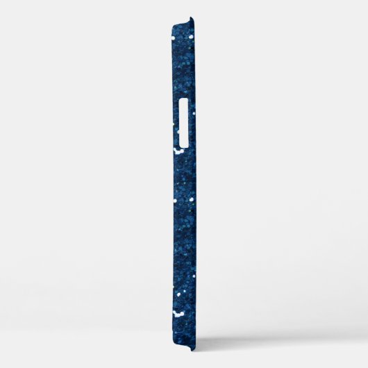 Handgeschreven naam Navy Blue Diamond Glitter 12 Case-Mate iPhone Case (Achterkant / Rechts)