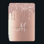 Handgeschreven naam Roos Gold Metal Glitter Monogr iPad Mini Cover<br><div class="desc">Het ontwerp is een foto en de hoesjes zijn niet gemaakt met echte glitter, pailletten, metalen of bossen. Dit ontwerp is ook beschikbaar op andere modellen. U kunt dit ontwerp ook naar een ander product overbrengen. Er werd geen echte glitter gebruikt om dit product te maken. Dit ontwerp kan worden...</div>