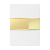 Handgeschreven naam Tekst Elegant Gold Kijk Sjablo Uitnodigingen Wikkel (Achterkant Voorbeeld)