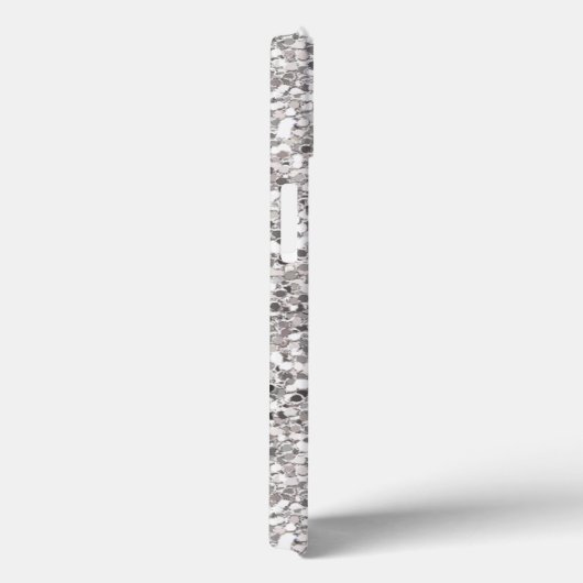 Handgeschreven naam White Diamond Glitter Case-Mate iPhone Case (Achterkant / Rechts)