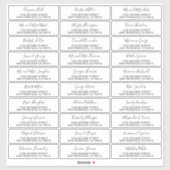 Handgeschreven Names Weddenschap Adresetiketten Sticker (Vel)