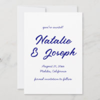 Handgeschreven Navy kleurrijke retro moderne bruil