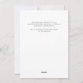 Handgeschreven notitie minimalistische vakantie fo feestdagenkaart (Achterkant)