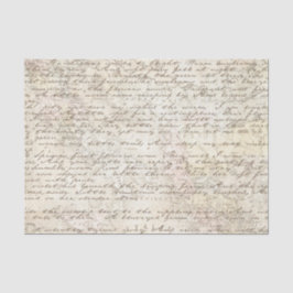  handgeschreven ontkoppeling van de scriptmap voor tissuepapier