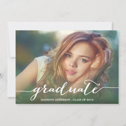 Handgeschreven | Oproep van de GraduPartij Kaart (Voorkant)