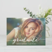 Handgeschreven | Oproep van de GraduPartij Kaart (Staand voorkant)