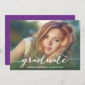 Handgeschreven | Oproep van de GraduPartij Kaart (Voorkant / Achterkant)