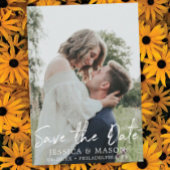 Handgeschreven Opslaan van de datumkaart - De datu RSVP Kaartje