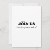 Handgeschreven Opvulbaar Multifunctioneel Zwart Ty Kaart (Achterkant)