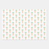 Handgeschreven paaswortelschroot inpakpapier vel (Voorkant 2)