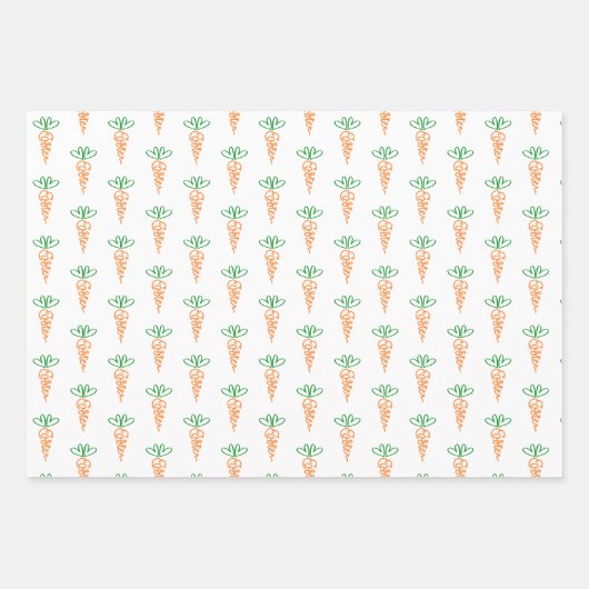 Handgeschreven paaswortelschroot inpakpapier vel (Voorkant 2)