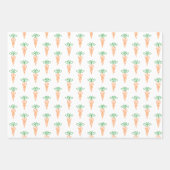 Handgeschreven paaswortelschroot inpakpapier vel (Voorkant)