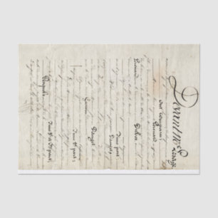 Handgeschreven papier voor briefpapier