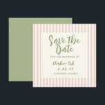 Handgeschreven pastel Retro Trouwkaart Save The Da Date<br><div class="desc">.</div>