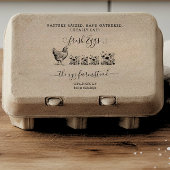 Handgeschreven Pasture Gestegen Ei Business Stempe Rubberstempel