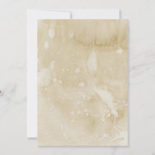 Handgeschreven perkament vintage trouw uitnodiging (Achterkant)