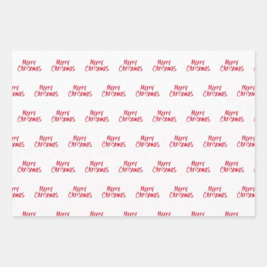 Handgeschreven pretkerst in rood inpakpapier vel (Voorkant 3)