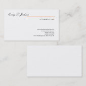 Handgeschreven professionele advocaat Modern Visitekaartje (Voorkant / Achterkant)