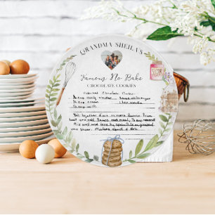 Handgeschreven Recept Geschenk Snijplank