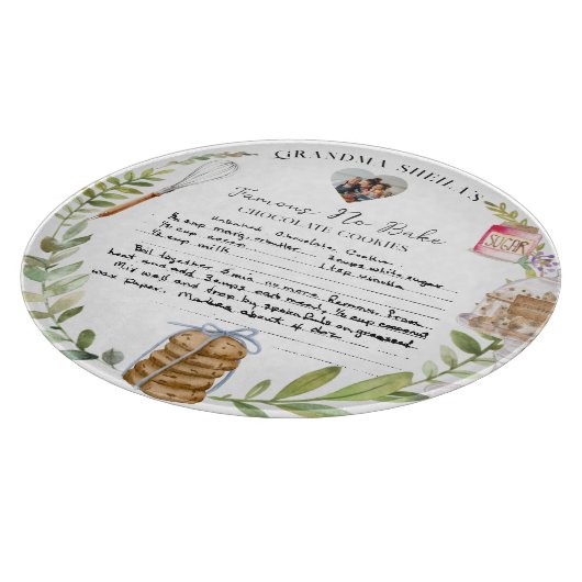 Handgeschreven recept Keepsake Snijplank (Hoek)