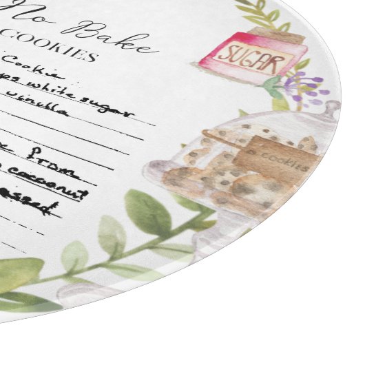 Handgeschreven recept Keepsake Snijplank (Hoek)