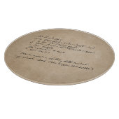 Handgeschreven Recipe Family Keepomwille Custom Ph Snijplank (Hoek)