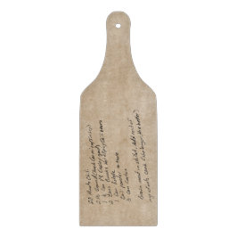 Handgeschreven Recipe Family Keepomwille Custom Ph Snijplank