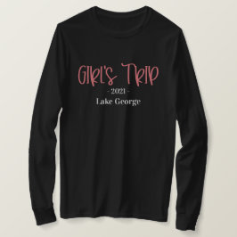 Handgeschreven reislocatie voor meisjes en Jaar T- T-shirt