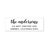 Handgeschreven | Retouradres Zelfinktende Stempel (Design)