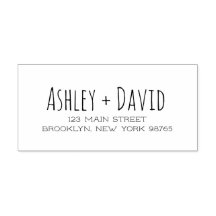 Handgeschreven retouradres Zelfinktstempel