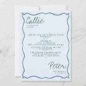 Handgeschreven retro minimalistische monochromatis kaart (Voorkant)