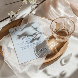 Handgeschreven retro minimalistische monochromatis kaart