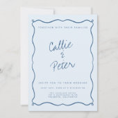 Handgeschreven retro minimalistische monochrome br kaart (Voorkant)