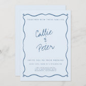 Handgeschreven retro minimalistische monochrome br kaart (Voorkant / Achterkant)