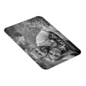 Handgeschreven romantisch schrift foto save the da magneet (Rechterzijde)