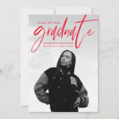 Handgeschreven rood Manuscript van de Borstel 4 he Aankondiging (Voorkant)