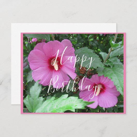 Handgeschreven roze roze roze roze roze roze roze (Voorkant / Achterkant)