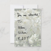 Handgeschreven RSVP-kaart RSVP Kaartje (Voorkant)