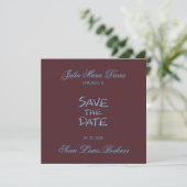 Handgeschreven save the date (Staand voorkant)